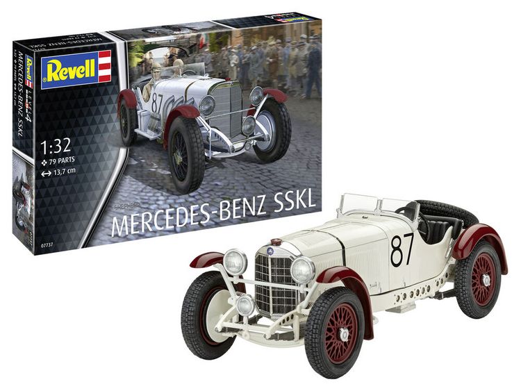 Produktbild: Revell 07737 Mercedes-Benz SSKL Automodell Bausatz 1:32