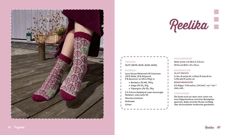 Produktbild: Roosimine-Socken stricken