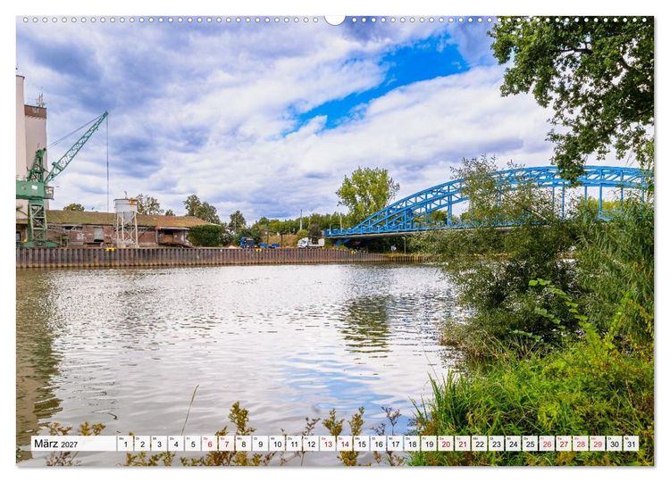Produktbild: Ein Blick auf Nienburg an der Weser in Farbe (Wandkalender 2027 DIN A2 quer), CALVENDO Monatskalender