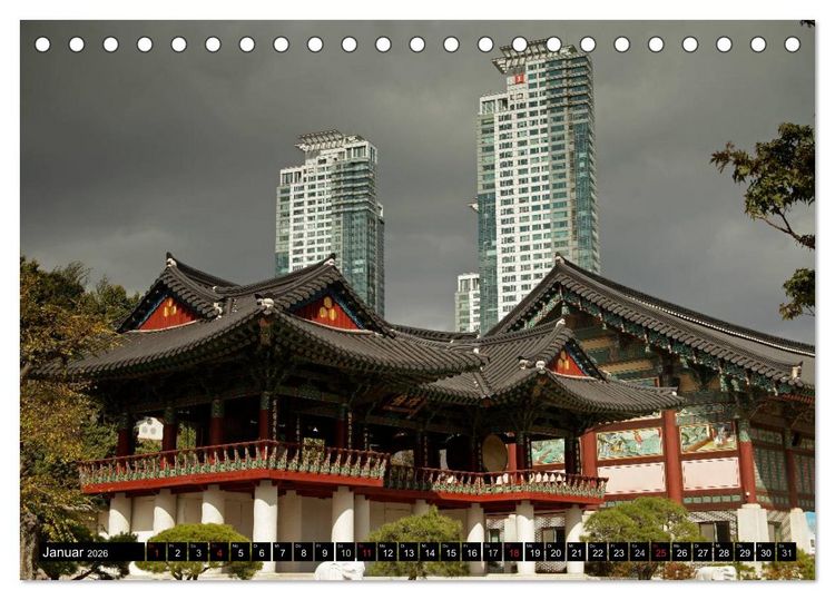 Produktbild: Seoul (Tischkalender 2026 DIN A5 quer), CALVENDO Monatskalender