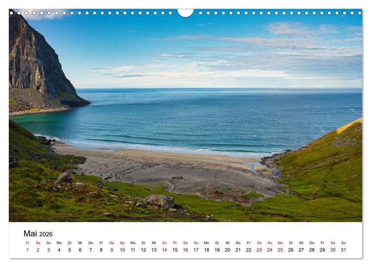 Produktbild: Norwegen im Sp&auml;tsommer (Wandkalender 2026 DIN A3 quer), CALVENDO Monatskalender