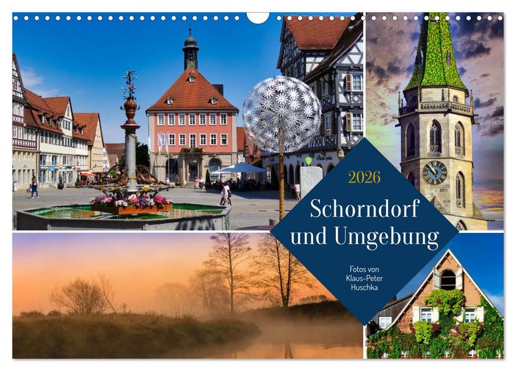 Produktbild: Schorndorf und Umgebung (Wandkalender 2026 DIN A3 quer), CALVENDO Monatskalender