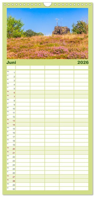 Produktbild: Familienplaner 2026 - Der Harz - eine geheimnisvolle Welt mit 5 Spalten (Wandkalender, 21 x 45 cm) CALVENDO