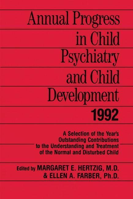 Produktbild: Hertzig, M: Annual Progress in Child Psychiatry and Child De