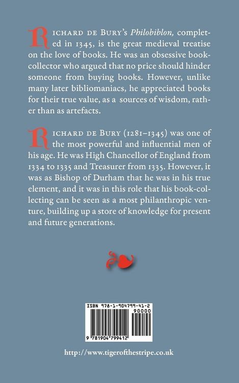 Produktbild: The Love of Books, being the Philobiblon of Richard de Bury
