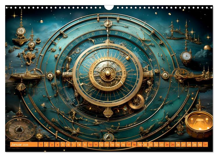 Produktbild: Antike Wegweiser (Wandkalender 2026 DIN A3 quer), CALVENDO Monatskalender