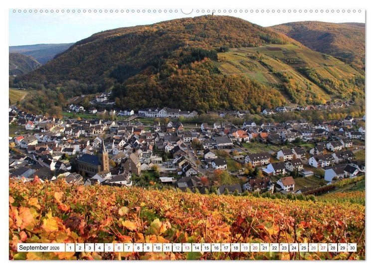 Produktbild: Sehenswertes Ahrtal - Von Altenahr bis Bad Neuenahr (Wandkalender 2026 DIN A2 quer), CALVENDO Monatskalender