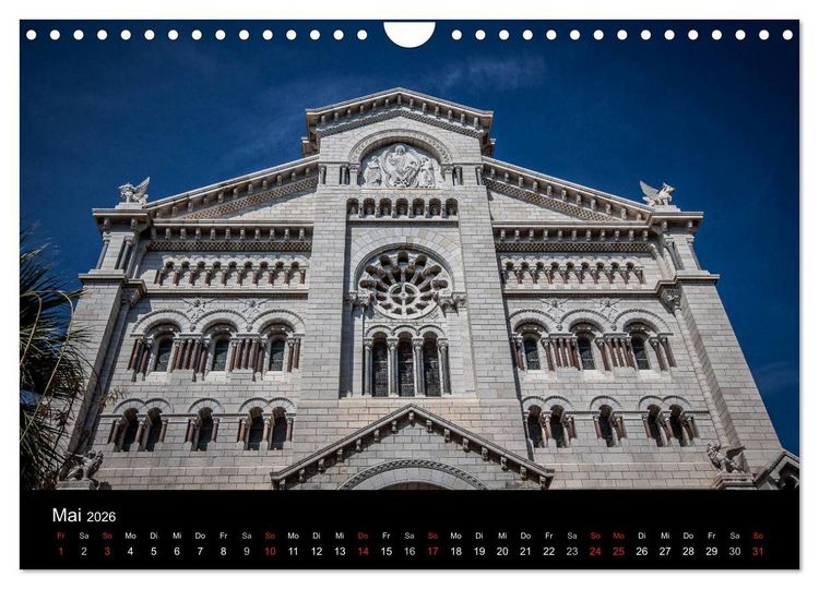 Produktbild: Monaco - Das F&uuml;rstentum an der franz&ouml;sischen Mittelmeerk&uuml;ste (Wandkalender 2026 DIN A4 quer), CALVENDO Monatskalender