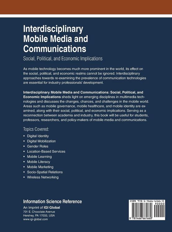 Produktbild: Interdisciplinary Mobile Media and Communications
