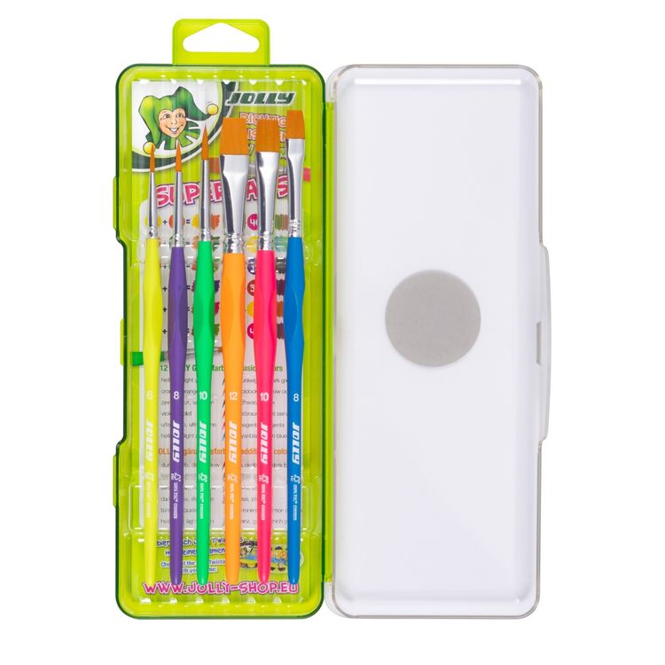 Produktbild: JOLLY Dreikant Pinselset, neon