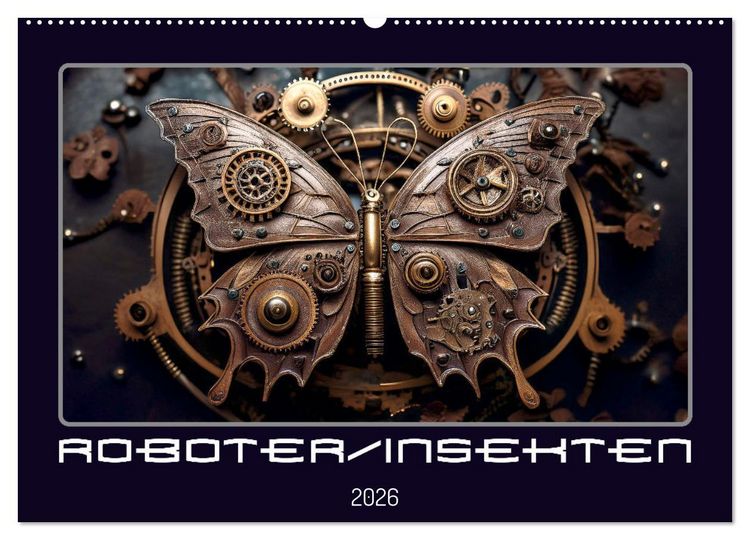 Produktbild: Roboterinsekten (Wandkalender 2026 DIN A2 quer), CALVENDO Monatskalender
