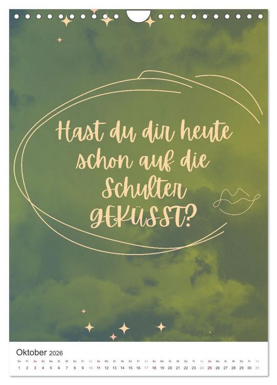 Produktbild: Freudvoll durchs Jahr! (Wandkalender 2026 DIN A4 hoch), CALVENDO Monatskalender