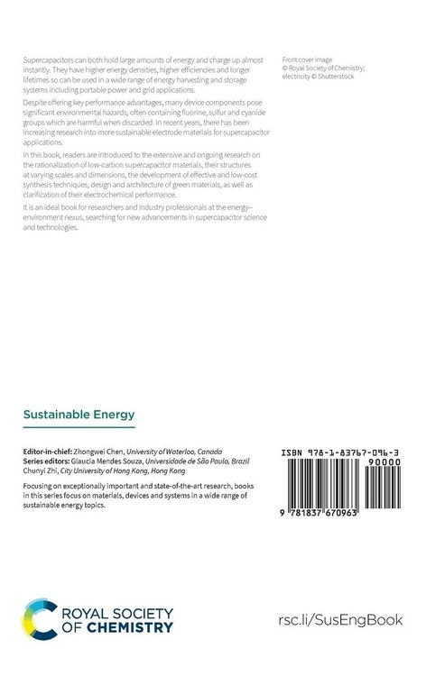 Produktbild: Low-Carbon Supercapacitors