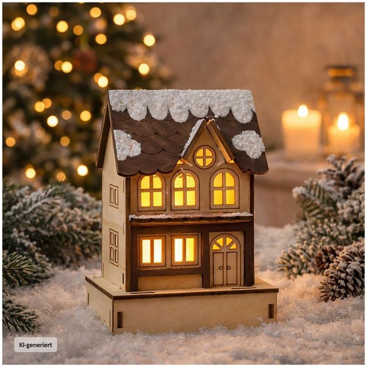 Produktbild: HGD LED Stadthaus Weihnachtsdekoration LED Stadthaus Weihnachtsdekoration