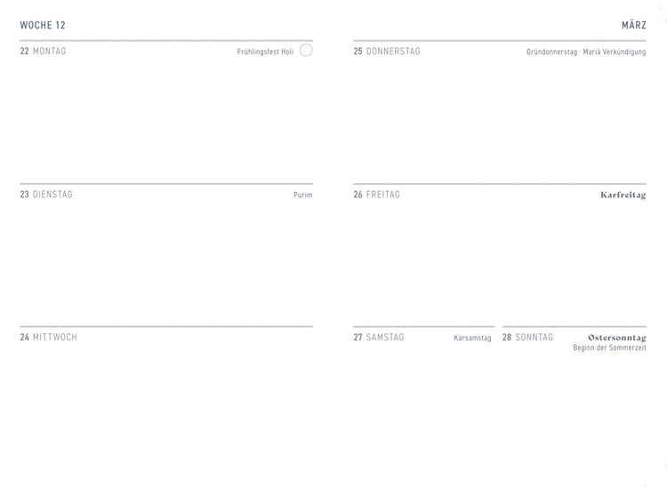 Produktbild: Wochenkalender 2027 - Yellow