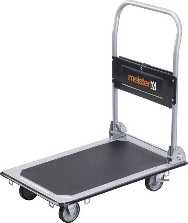 Produktbild: Meister Werkzeuge 8985530 Plattformwagen klappbar, mit Ablagefach Stahl Traglast (max.): 150 kg