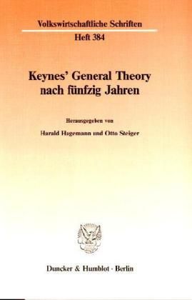 Produktbild: Keynes' General Theory nach f&uuml;nfzig Jahren.