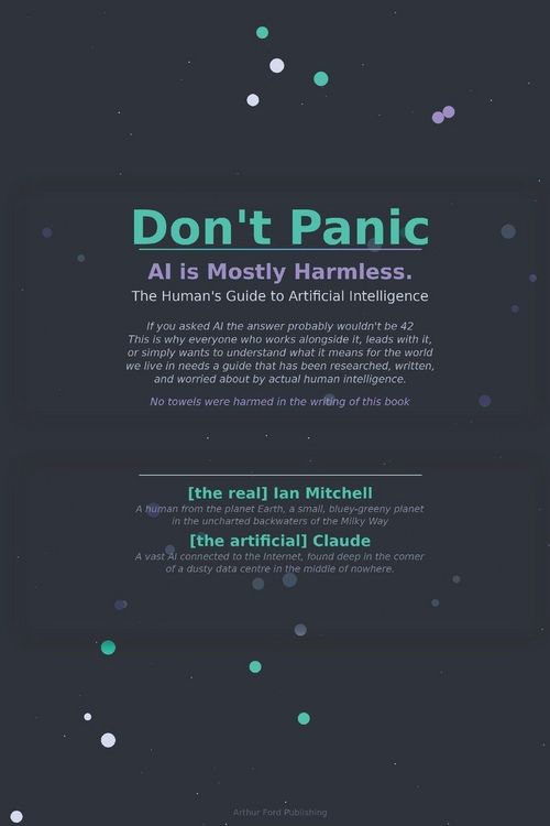 Produktbild: Don't Panic AI is mostly harmless