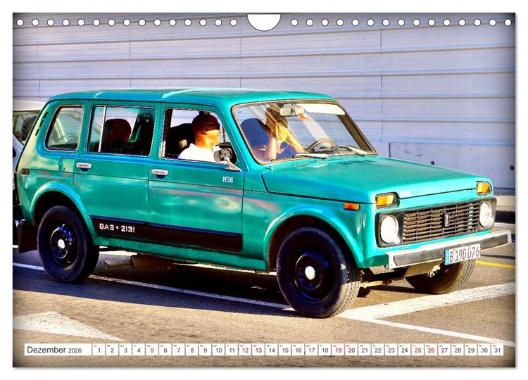 Produktbild: LADA NIVA - Exportschlager der UdSSR (Wandkalender 2026 DIN A4 quer), CALVENDO Monatskalender