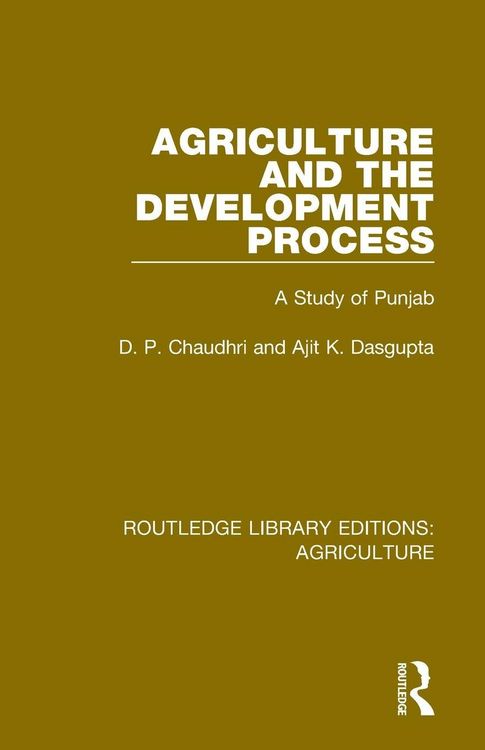 Produktbild: Agriculture and the Development Process