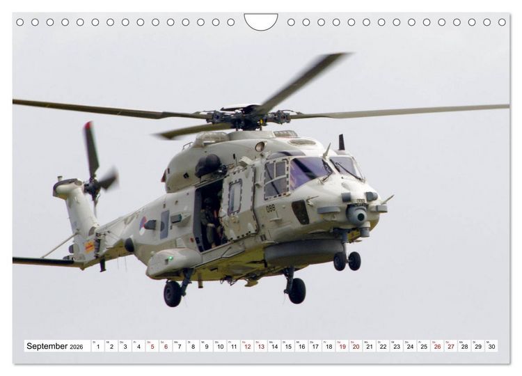 Produktbild: Hubschrauber in Action (Wandkalender 2026 DIN A4 quer), CALVENDO Monatskalender