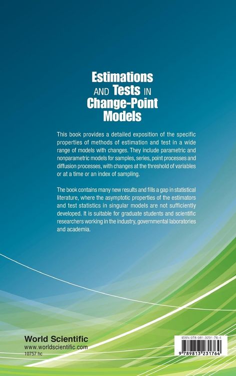 Produktbild: Estimations and Tests in Change-Point Models