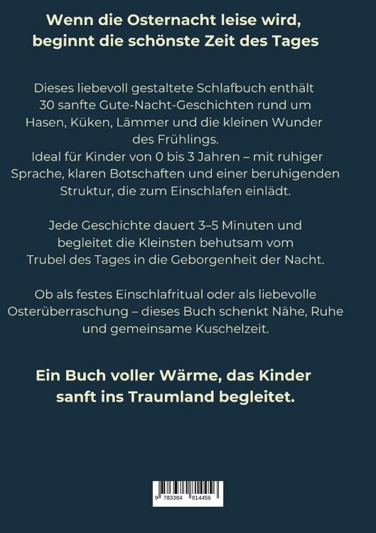 Produktbild: Mein erstes Oster-Schlafbuch, 30 zauberhafte Einschlafgeschichten f&uuml;r die Kleinsten