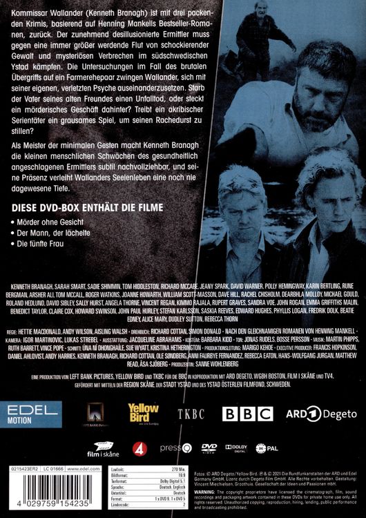 Produktbild: Kommissar Wallander - Staffel 2 [2 DVDs]
