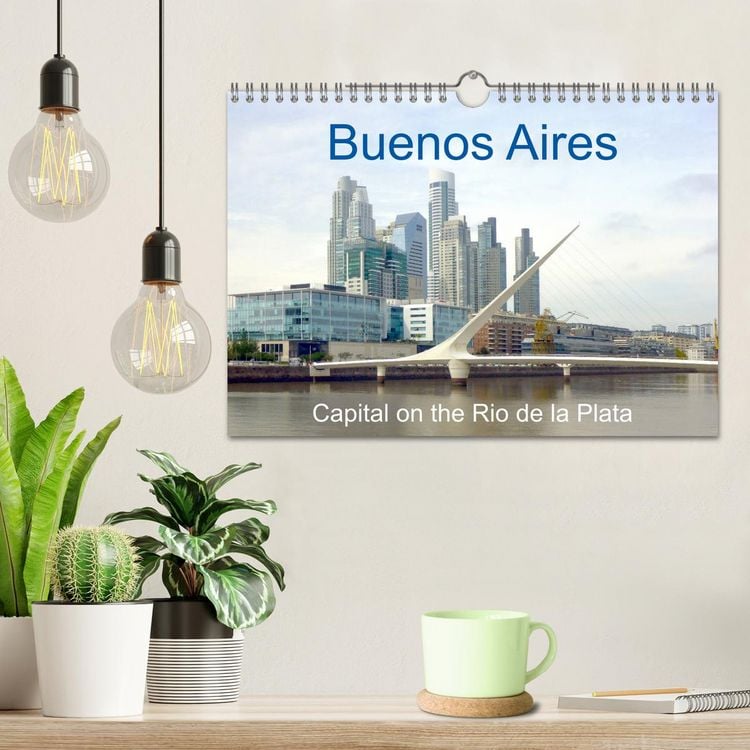 Produktbild: Buenos Aires - Capital on the Rio de la Plata (Wall Calendar 2026 DIN A4 landscape), CALVENDO 12 Month Wall Calendar