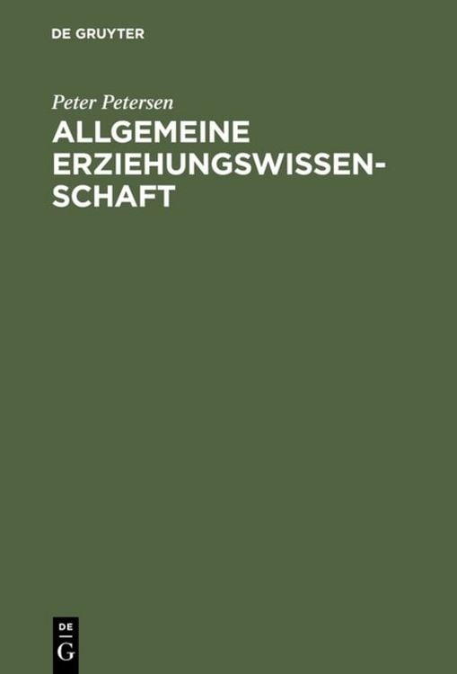 Produktbild: Allgemeine Erziehungswissenschaft