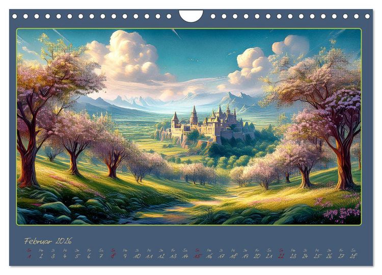 Produktbild: Landschaft romantisch gesehen (Wandkalender 2026 DIN A4 quer), CALVENDO Monatskalender