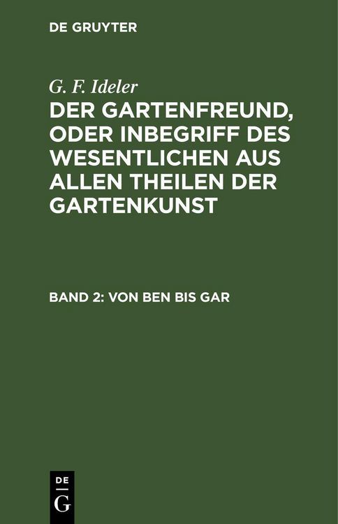 Produktbild: Von Ben bis Gar