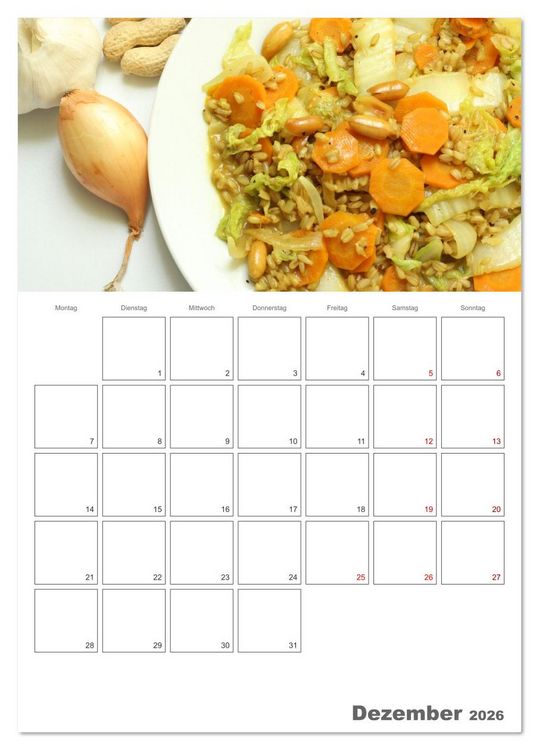 Produktbild: Gl&uuml;cklich mit Karotten (Tischkalender 2026 DIN A5 hoch), CALVENDO Monatskalender