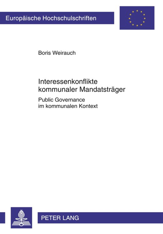 Bild vom Artikel Interessenkonflikte kommunaler Mandatsträger vom Autor Boris Weirauch