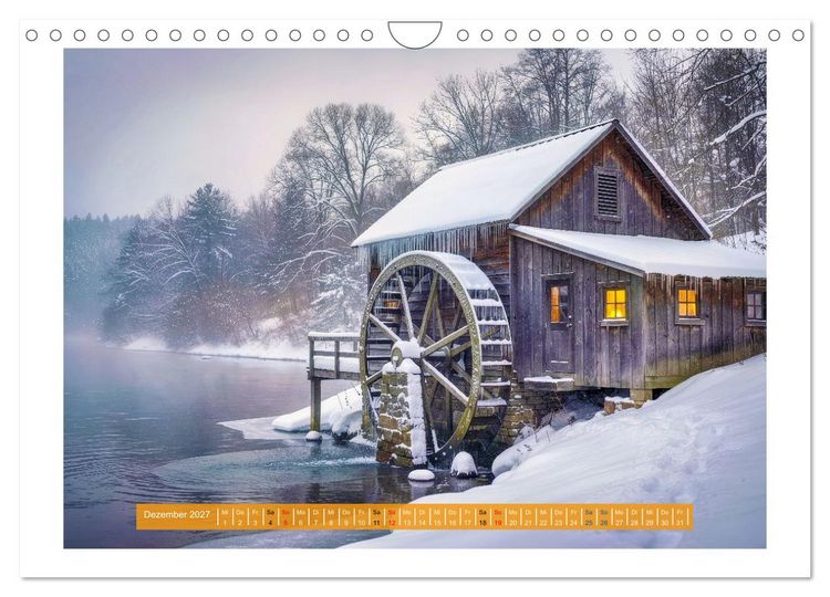 Produktbild: Natur und Wasserm&uuml;hlen (Wandkalender 2027 DIN A4 quer), CALVENDO Monatskalender