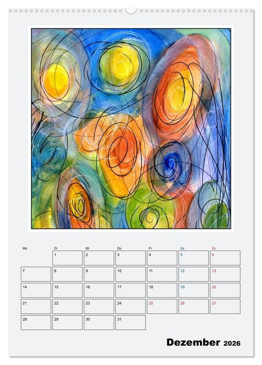 Produktbild: New Art Deco (hochwertiger Premium Wandkalender 2026 DIN A2 hoch), Kunstdruck in Hochglanz