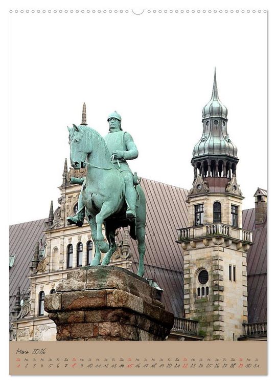 Produktbild: Sch&ouml;ne alte Hansestadt Bremen (Wandkalender 2026 DIN A2 hoch), CALVENDO Monatskalender