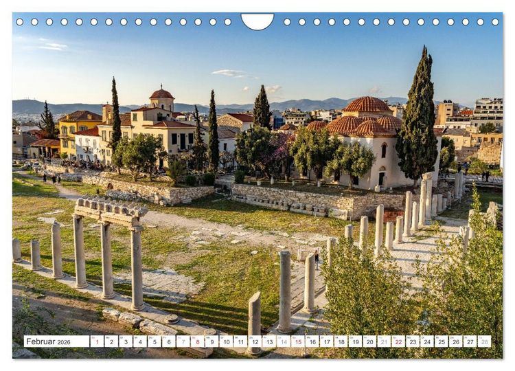 Produktbild: Griechenland - Athen (Wandkalender 2026 DIN A4 quer), CALVENDO Monatskalender