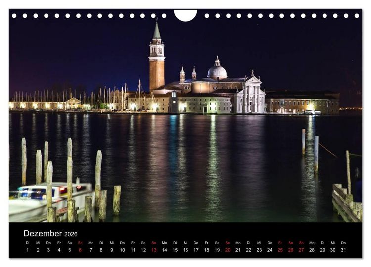 Produktbild: Bella Venezia (Wandkalender 2026 DIN A4 quer), CALVENDO Monatskalender