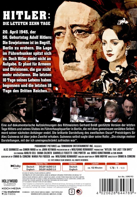 Produktbild: Hitler - Die letzten zehn Tage