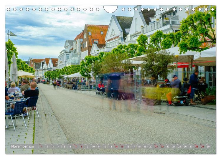Produktbild: Ein Blick auf L&uuml;beck-Travem&uuml;nde (Wandkalender 2026 DIN A4 quer), CALVENDO Monatskalender