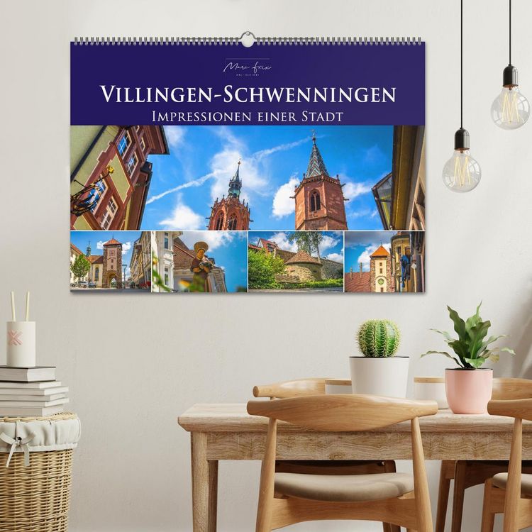 Produktbild: Villingen-Schwenningen - Impressionen einer Stadt (Wandkalender 2026 DIN A2 quer), CALVENDO Monatskalender