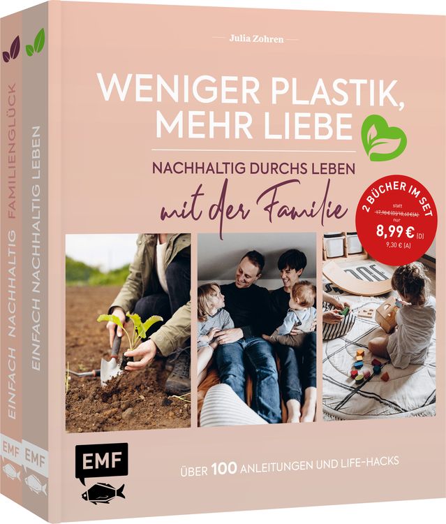 Produktbild: Weniger Plastik, mehr Liebe: Nachhaltig durchs Leben mit der Familie