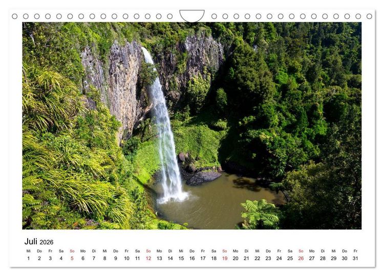 Produktbild: Neuseeland - ein Naturparadies (Wandkalender 2026 DIN A4 quer), CALVENDO Monatskalender