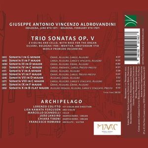 Produktbild: Trio Sonatas op. V,Bologna 1706