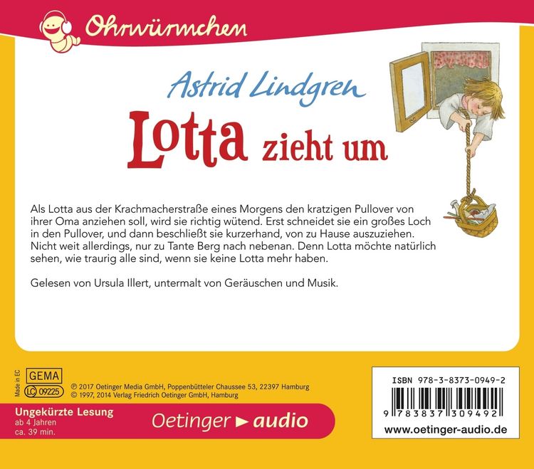Produktbild: Lotta zieht um