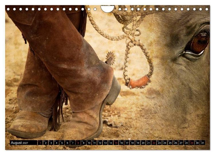 Produktbild: Western-Feeling (Wandkalender 2027 DIN A4 quer), CALVENDO Monatskalender
