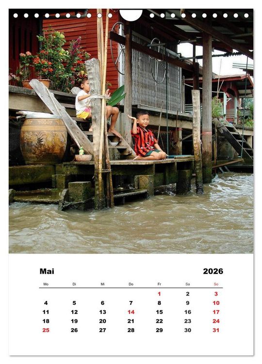 Produktbild: Thailand - Eine kleine Rundreise (Wandkalender 2026 DIN A4 hoch), CALVENDO Monatskalender