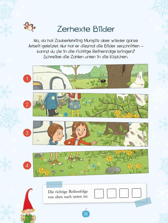 Produktbild: Petronella Apfelmus - Zauberstab und Wichtelt&uuml;r. Das gro&szlig;e Weihnachtsr&auml;tselbuch