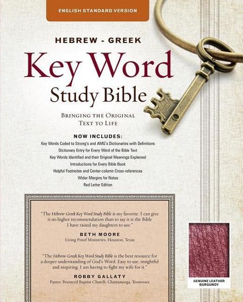 Produktbild: Hebrew-Greek Key Word Study Bible-ESV